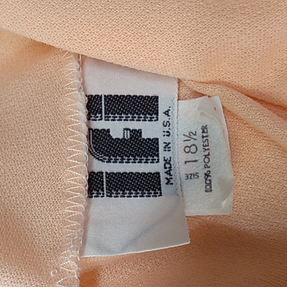 Vintage peach 🍑 dress union made in USA 🇺🇸 ifi brand - Picture 5 of 6